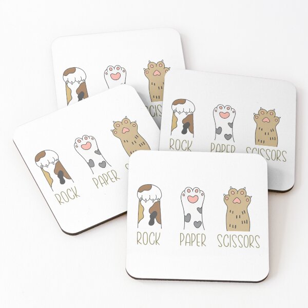 Item preview, Cute Cat Paws Rock Paper Scissors Funny Game designed and sold by Dmo3HarkoArt.