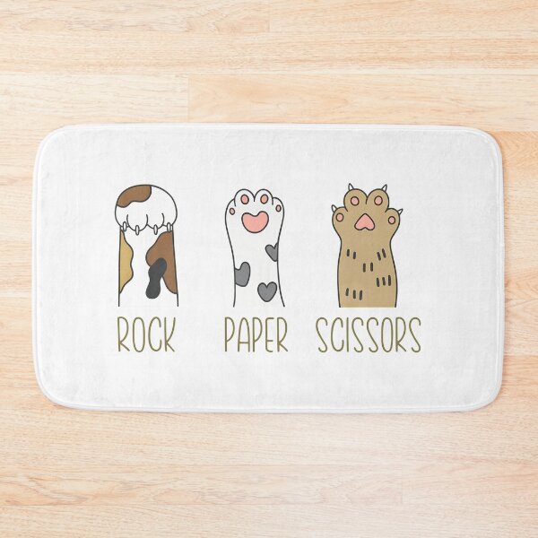 Item preview, Cute Cat Paws Rock Paper Scissors Funny Game designed and sold by Dmo3HarkoArt.