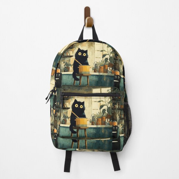 Item preview, Black Cat Cooking Soup by Window designed and sold by Erika Kaisersot.