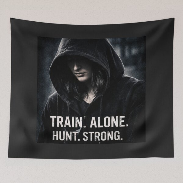 Item preview, TRAIN ALONE HUNT STRONG designed and sold by SilentRep.