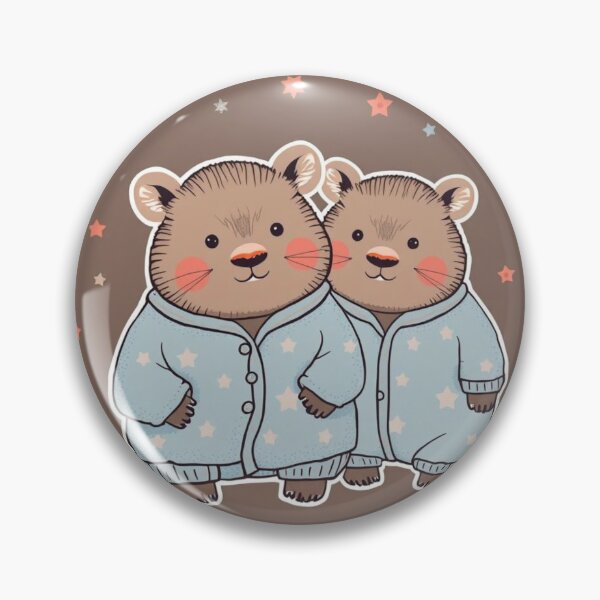 Item preview, Cute Wombats in Pyjamas designed and sold by pUNKnown.