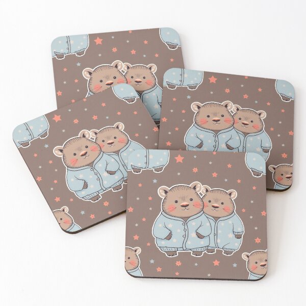 Item preview, Cute Wombats in Pyjamas designed and sold by pUNKnown.