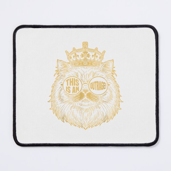 Item preview, Majestic Cat Crown and Sunglasses Outrage Statement designed and sold by trangsang2584.
