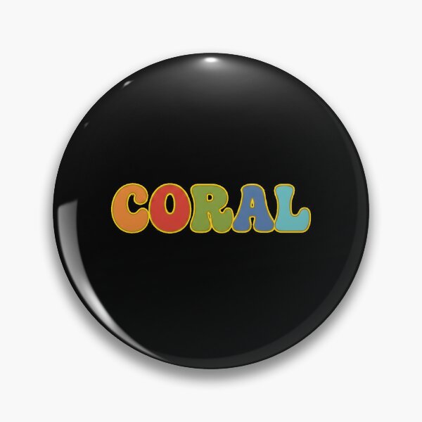 Item preview, ❤️ Coral Personalized Name Wavy Retro Shirt, Coffee Mug, Sticker Gift designed and sold by HelixPedia.