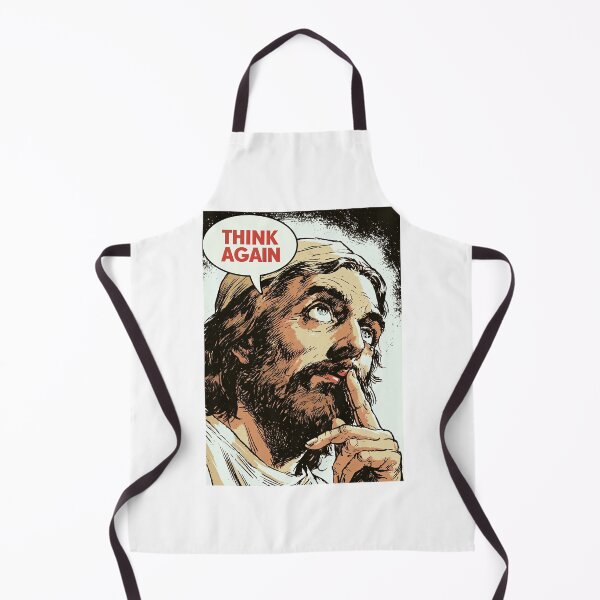 Item preview, Think Again Jesus Speech Bubble Comic Art designed and sold by Piotrek0001.