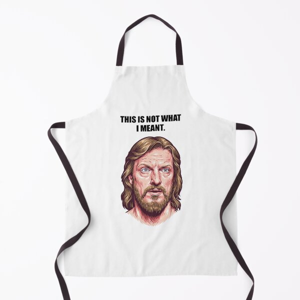 Item preview, This Is Not What I Meant Jesus White Background designed and sold by Piotrek0001.
