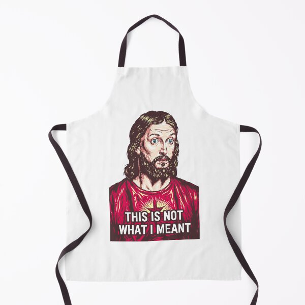 Item preview, This Is Not What I Meant Jesus Red Shirt designed and sold by Piotrek0001.