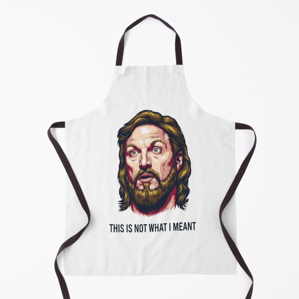 Item preview, This Is Not What I Meant Jesus Dark Background designed and sold by Piotrek0001.