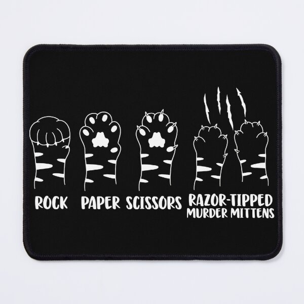 Item preview, Rock Paper Scissors Cat Murder Mittens Funny Shirt designed and sold by Dmo3HarkoArt.