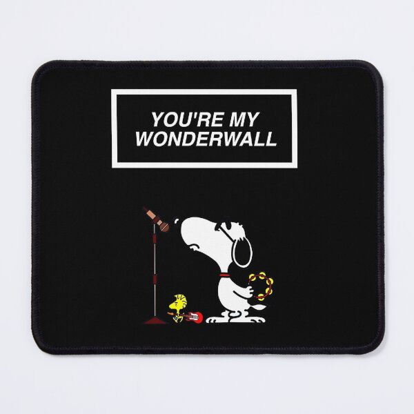Item preview, Snoopy Woodstock You're My Wonderwall Britpop Parody designed and sold by cubomtumeshop.