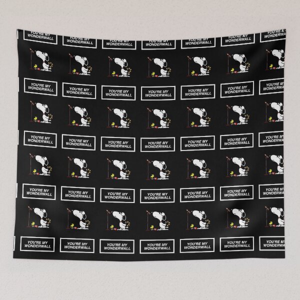 Item preview, Snoopy Woodstock You're My Wonderwall Britpop Parody designed and sold by cubomtumeshop.