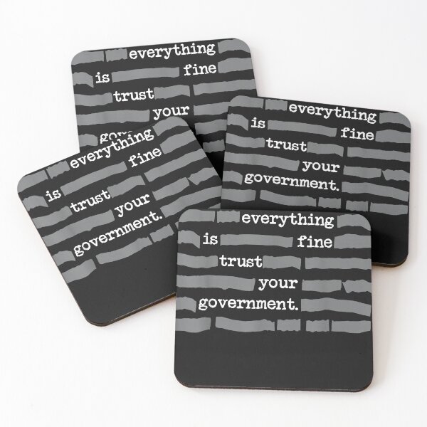 Item preview, Everything Is Fine Redacted Message designed and sold by trangsang2584.