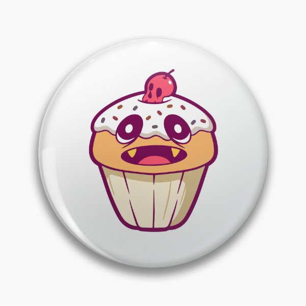 Item preview, Creepy Cute Monster Cupcake with Skull Cherry designed and sold by Bornkiu.