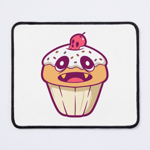 Item preview, Creepy Cute Monster Cupcake with Skull Cherry designed and sold by Bornkiu.