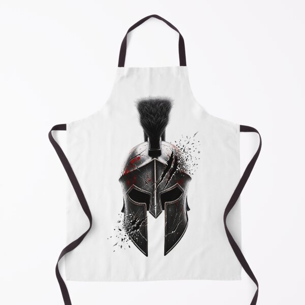 Item preview, Your Scars Prove Your Strength - Battle-Worn Spartan Helmet designed and sold by Joruproyect.