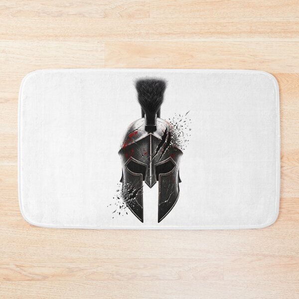 Item preview, Your Scars Prove Your Strength - Battle-Worn Spartan Helmet designed and sold by Joruproyect.