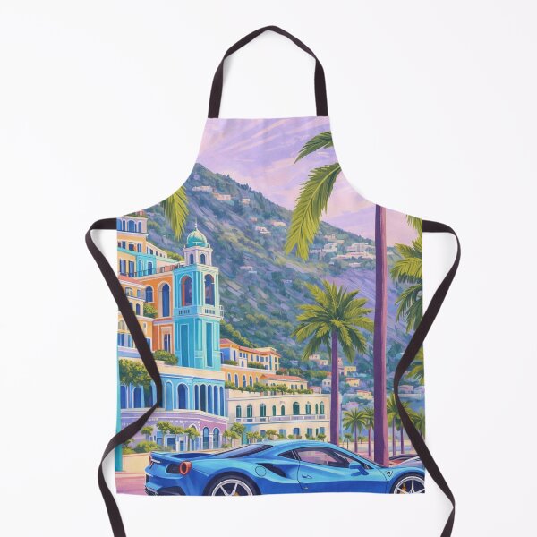 Item preview, Monaco Riviera Luxury with Blue Supercar designed and sold by ArtQueen777.