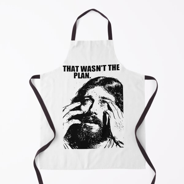 Item preview, That Wasnt The Plan Jesus Facepalm B&W designed and sold by Piotrek0001.