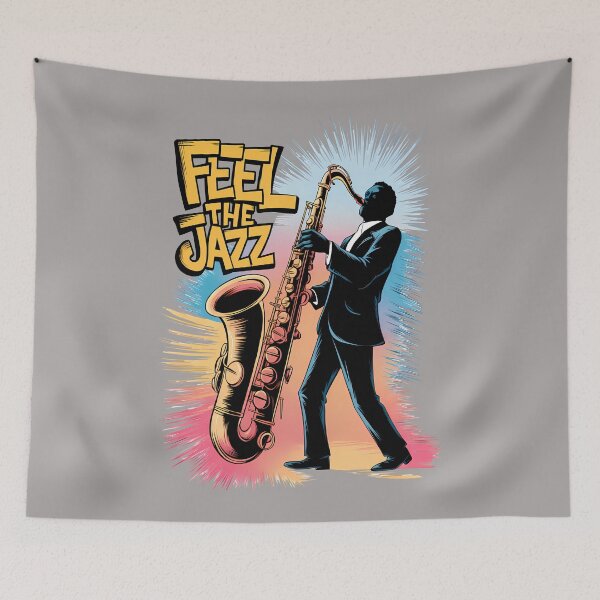 Item preview, Feel the Jazz – World Music Day designed and sold by Art-Arcade6.