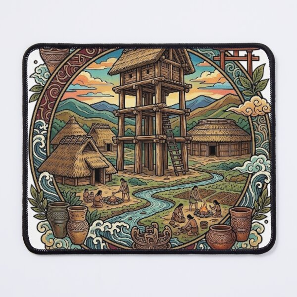 Item preview, SANNAI-MARUYAMA JOMON VILLAGE AOMORI JAPAN designed and sold by likbatonboot.