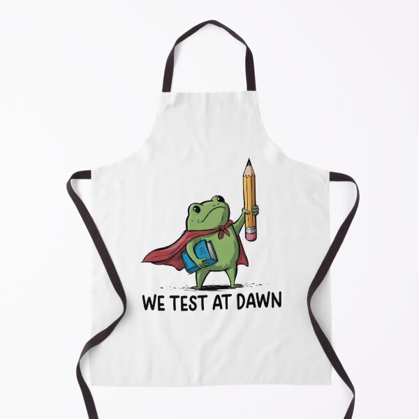 Item preview, Teacher Frog We Test At Dawn Test Day designed and sold by lonaarts8.