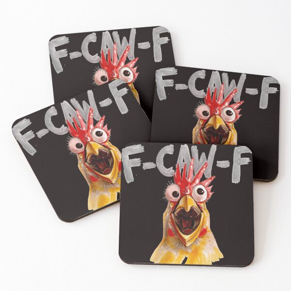 Item preview, F-Caw-F Funny Screaming Chicken designed and sold by Biedroneczka.