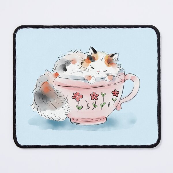 Item preview, Calico Kitten in a Coffee Cup designed and sold by IvysCreativityHouse.