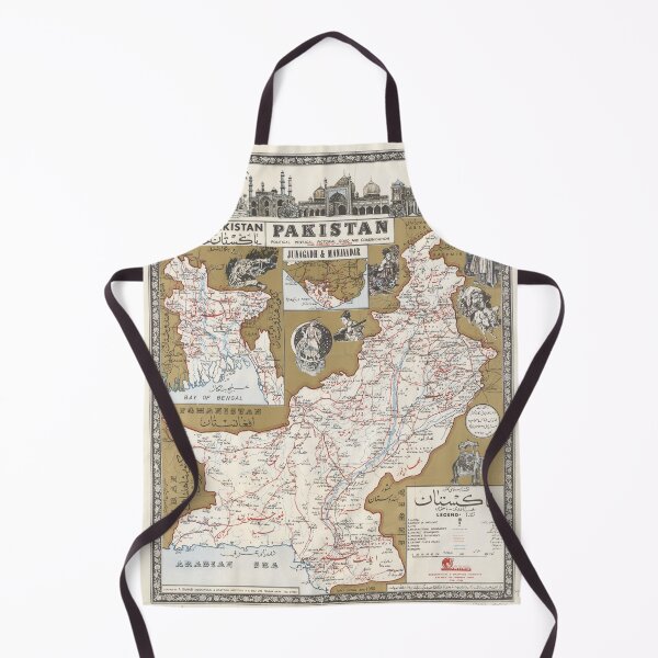 Item preview, Vintage Pakistan Map - 1960 Pakistan & East Pakistan, Bangladesh designed and sold by LordRivers.