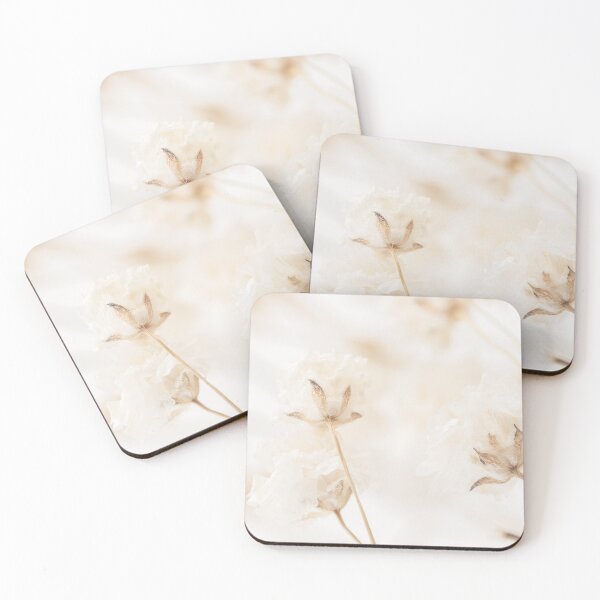 Item preview, Beige blooming gypsophila flowers with natural blur background fragile romantic beauty macro designed and sold by TanalyFlowers.