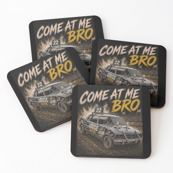 Item preview, Come At Me Bro Derby Car - Distressed  designed and sold by Goose Motors.