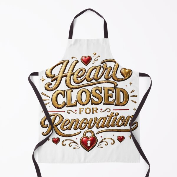 Item preview, Heart Closed for Renovation, Funny Breakup Quote Shirt, Self Love Healing Typography designed and sold by JagrDesigns.