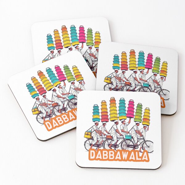 Item preview, Mumbai Dabbawala | Indian Tiffin Delivery Street Culture Bicycle Design designed and sold by Globalcitytees.