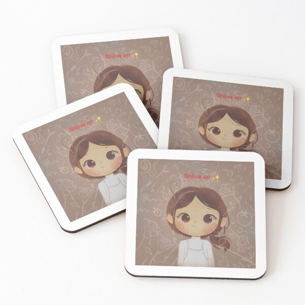 Item preview, Cute Aesthetic Girl Illustration - Shine On ✨ designed and sold by Singhpawan.
