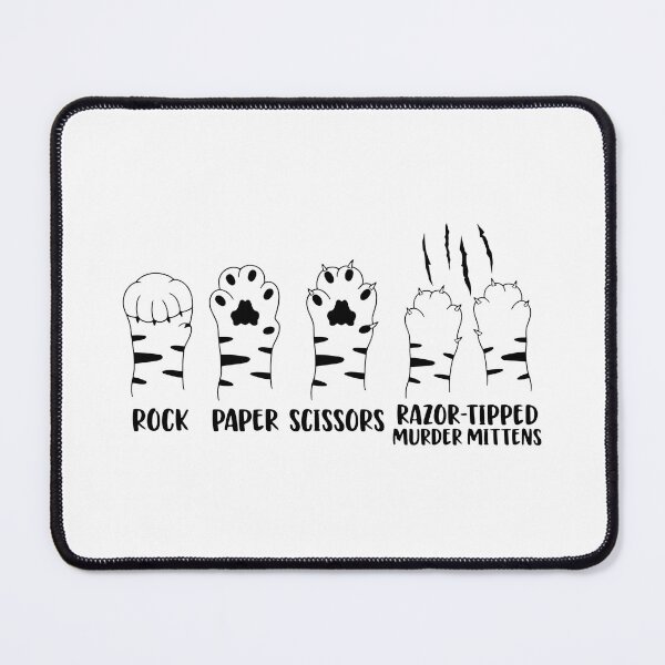 Item preview, Rock Paper Scissors Razor Tipped Murder Mittens designed and sold by Dmo3HarkoArt.