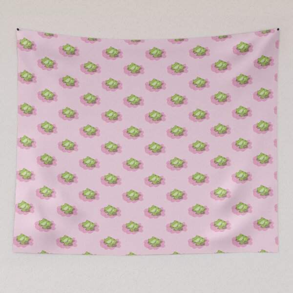 Item preview, Sleepy Frog – Cute Sleeping Frog Sticker, Cozy Animal Illustration designed and sold by anyramagic.