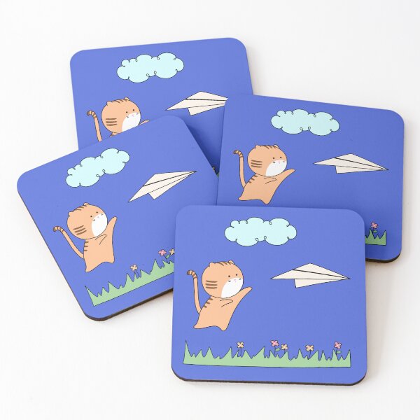 Item preview, Cat and Paper Plane Adventure designed and sold by ubborn.