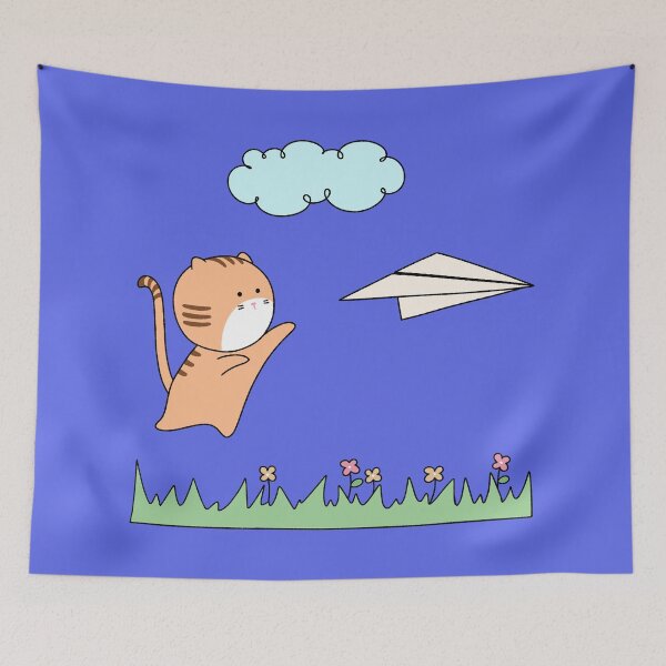 Item preview, Cat and Paper Plane Adventure designed and sold by ubborn.