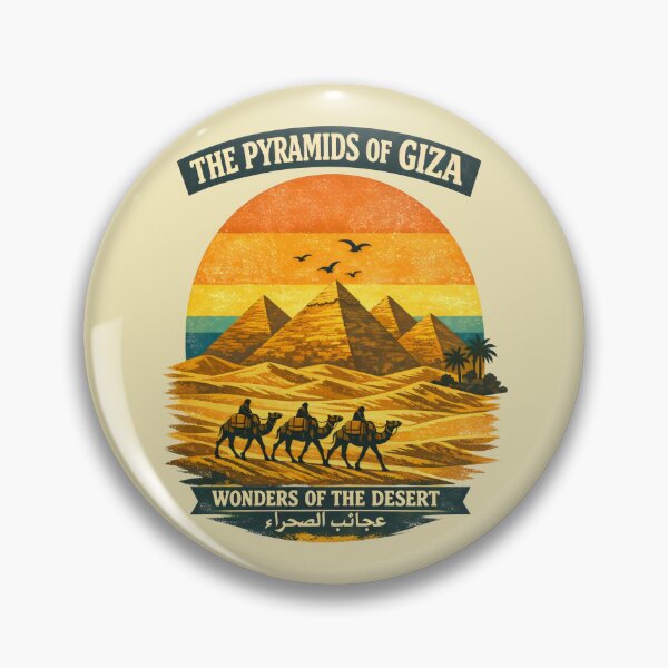 Item preview, The Pyramids of Giza Wonders of the Desert Egypt designed and sold by SplashTastic.