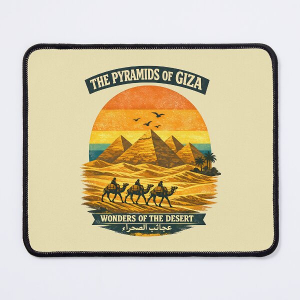 Item preview, The Pyramids of Giza Wonders of the Desert Egypt designed and sold by SplashTastic.