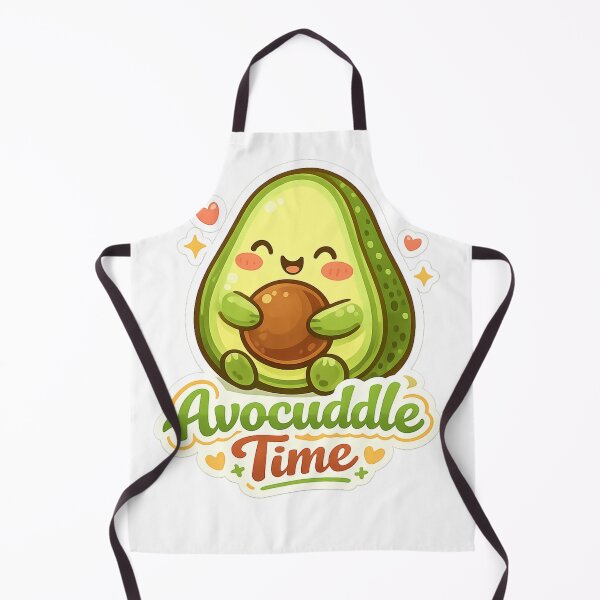 Item preview, Avocuddle Time Sticker — Kawaii Avocado Hug Funny Food Pun Cute Self Love Gift Vegan Foodie Decal designed and sold by CosyCush.