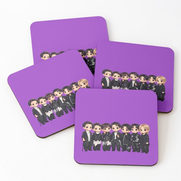 Item preview, Chibi Style K-pop Group design artwork designed and sold by RADesignHub.