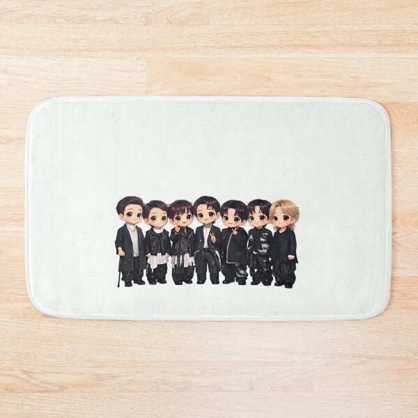 Item preview, Chibi Style K-pop Group design artwork designed and sold by RADesignHub.