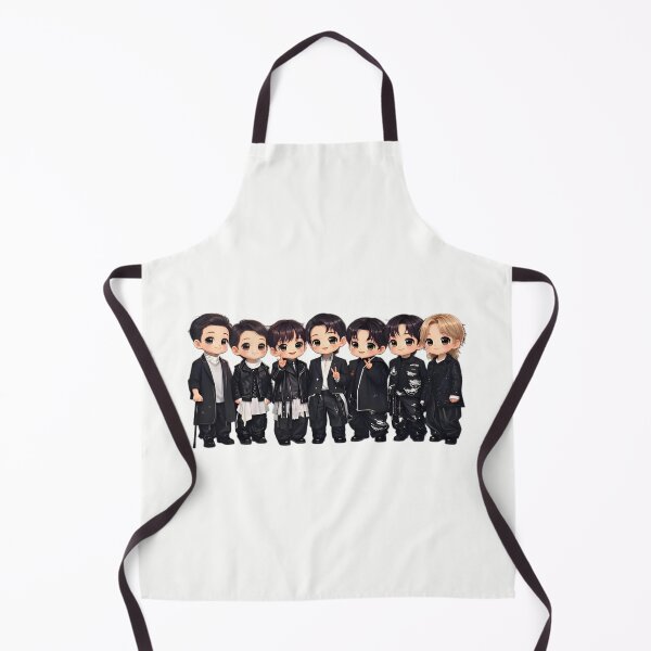 Item preview, Chibi Style K-pop Group design artwork designed and sold by RADesignHub.