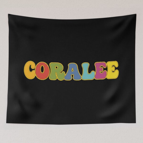Item preview, ❤️ Coralee Personalized Name Wavy Retro Shirt, Coffee Mug, Sticker Gift designed and sold by HelixPedia.