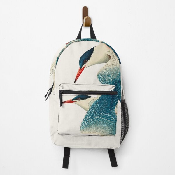 Item preview, Roseate Tern Duo II Japanese Woodblock Style Bird Art Print designed and sold by BestVarieties.