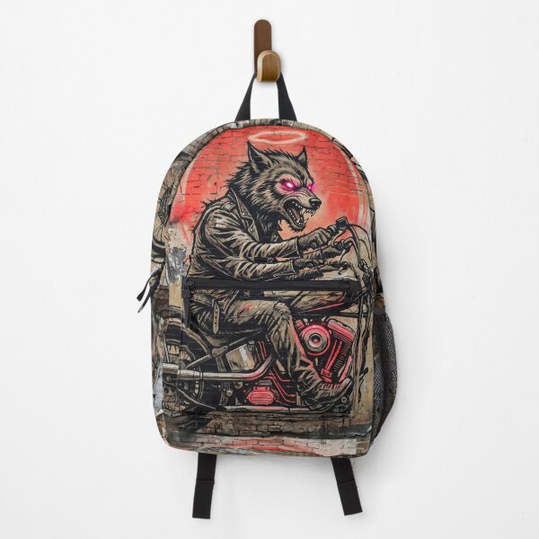 Item preview, Wolf Biker Graffiti Art designed and sold by AnnArtshock.