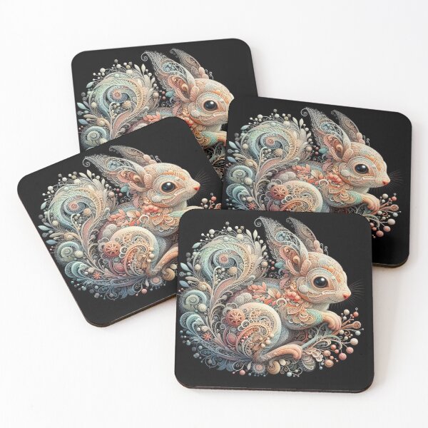 Item preview, Dainty Squirrel Stylized with Lace designed and sold by purplesensation.