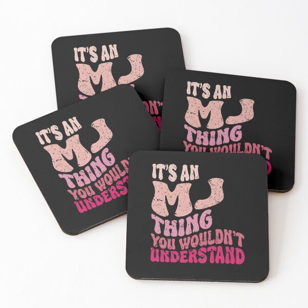 Item preview, It's An MJ Thing You Wouldn't Understand Retro Groovy Name Design designed and sold by haitrieuic96.