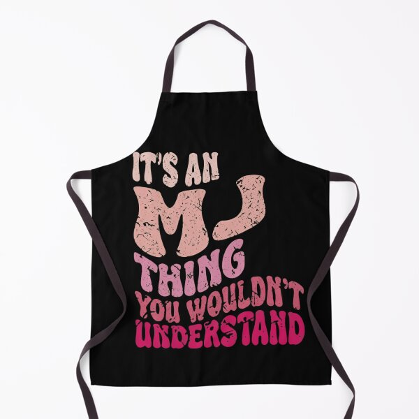 Item preview, It's An MJ Thing You Wouldn't Understand Retro Groovy Name Design designed and sold by haitrieuic96.