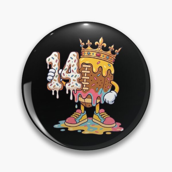 Item preview, Football 14th Birthday Ice Cream Drip Fourteen Year Old designed and sold by KIROSALS.